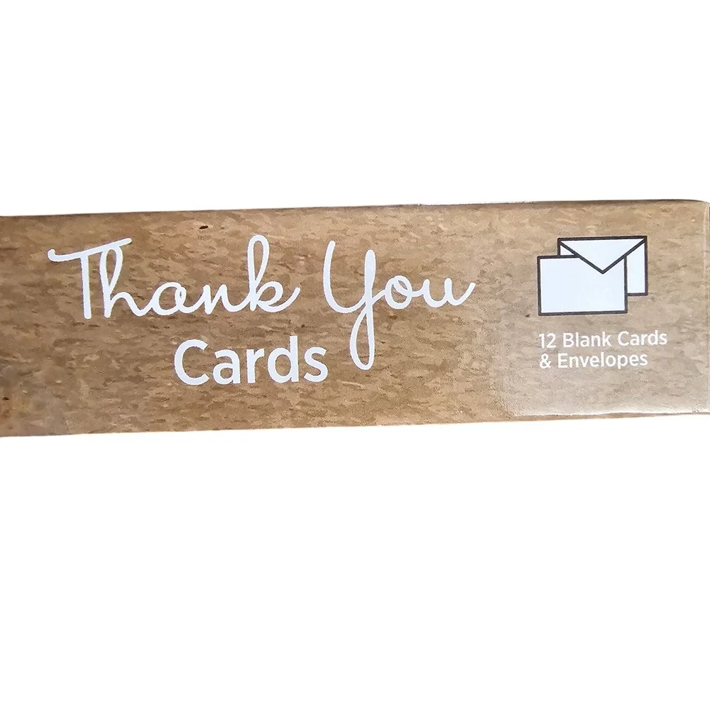 Boxed Thank You Card Set 12 Count 4 Assorted Designs Punny Pop Art Bananas Donut